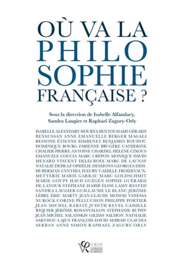 Où va la philosophie française ? - COLLECTIF