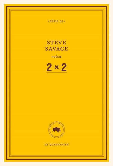 2 x 2 N. éd. - STEVE SAVAGE