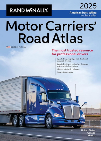 Motor Carriers' Road Atlas 2025 - COLLECTIF