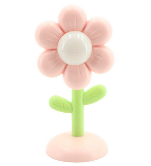 Mini lampe fleur rose