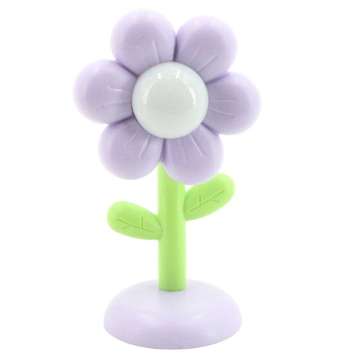 Mini lampe fleur mauve
