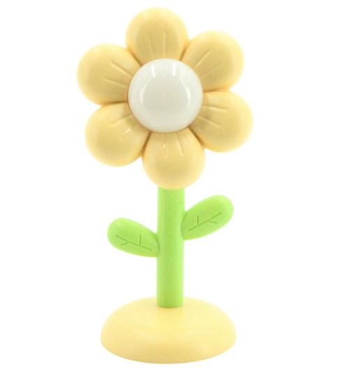 Mini lampe fleur jaune