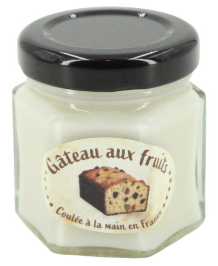 Bougie cire végétale 35g Gateau aux fruits