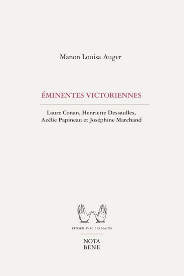 Éminentes victoriennes - MANON LOUISA AUGER