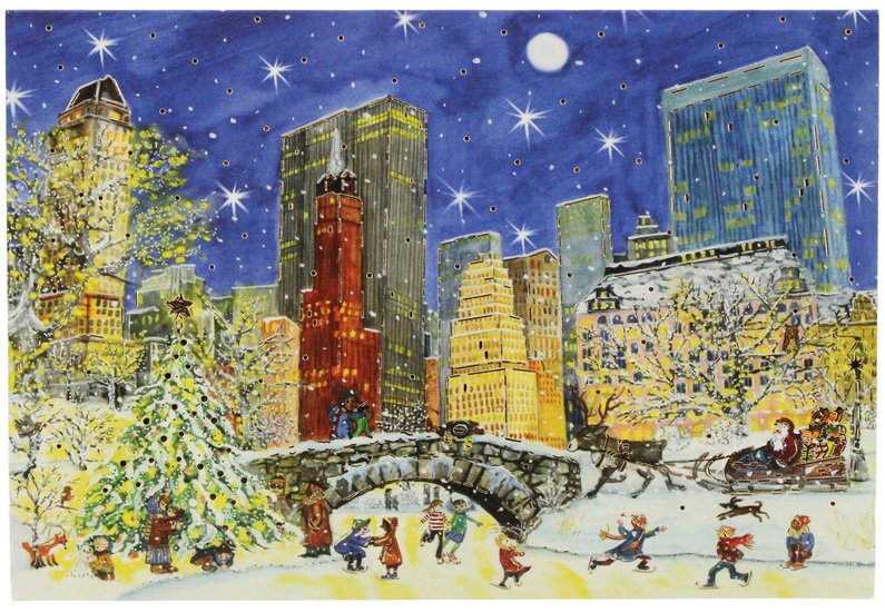 Centre ville illuminé