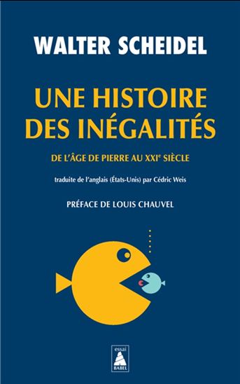 Une histoire des inégalités : de l&#39;âge de pierre au XXIe siècle - WALTER SCHEIDEL
