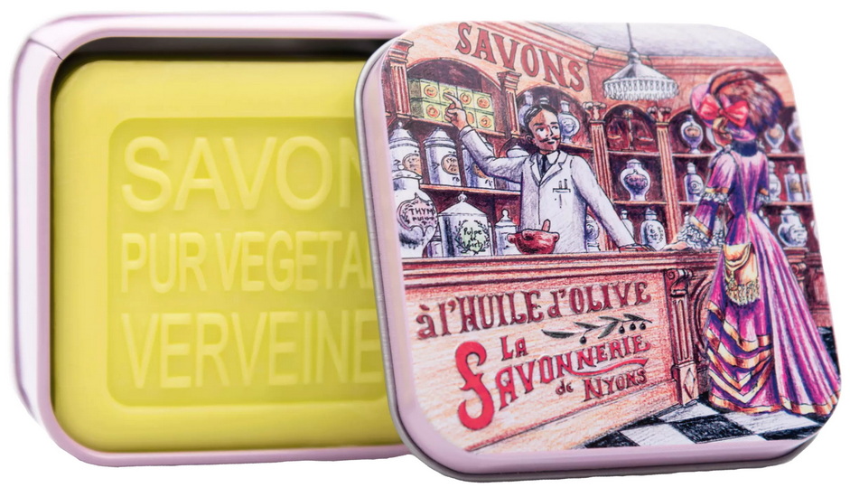 Savon boîte métal 100g - Boutique - Verveine