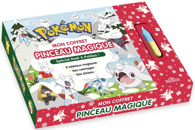 Pokémon : Mon coffret pinceau magique : Spécial Noël à Paldea ! - COLLECTIF