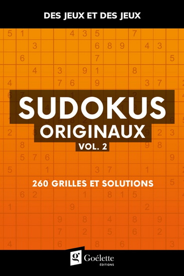 Sudokus originaux #02 : 260 grilles et solutions - COLLECTIF