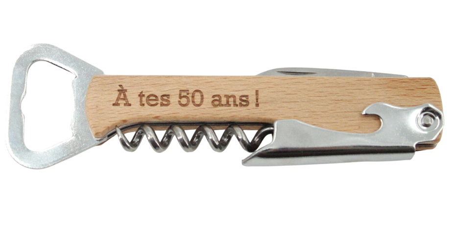 Ouvre-bouteille 50 ans