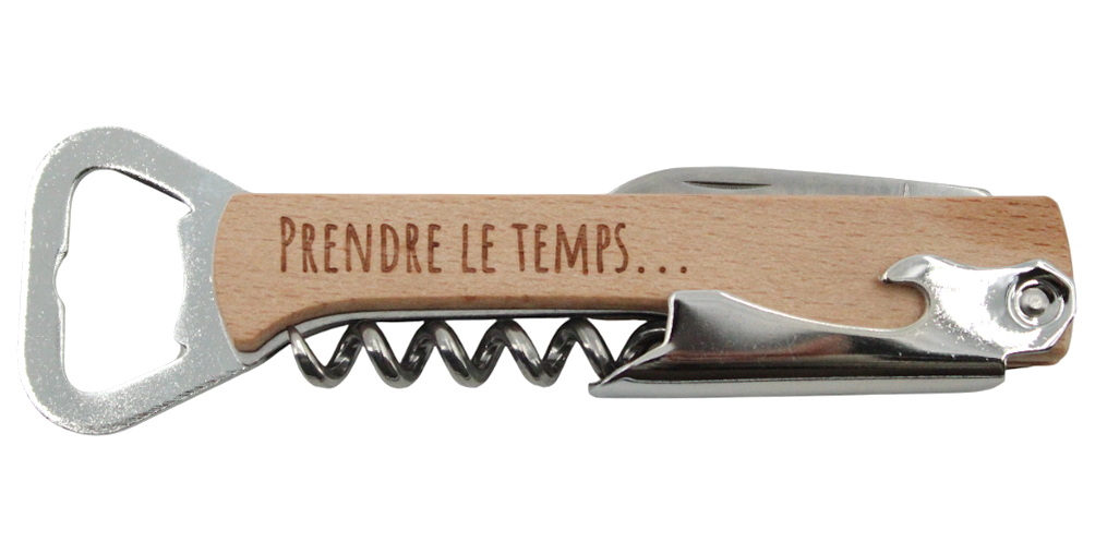 Ouvre-bouteille temps