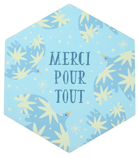 Sous-verre Merci