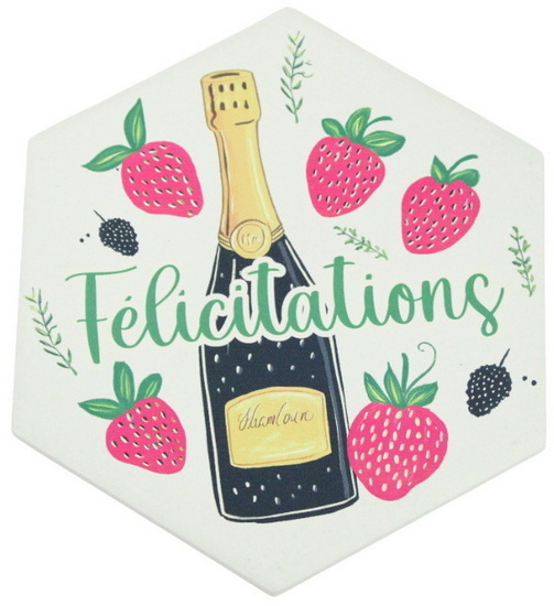 Sous-verre Félicitations