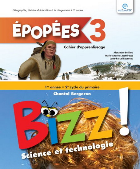 Ensemble Bizz/Épopées 4e année - Cahier d&#39;apprentissage - COLLECTIF