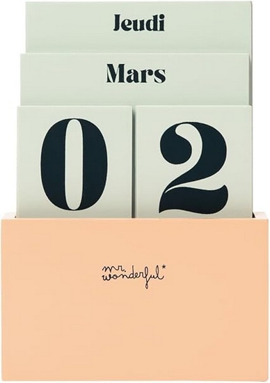 Calendrier de bureau perpétuel