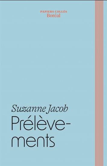 Prélèvements - SUZANNE JACOB