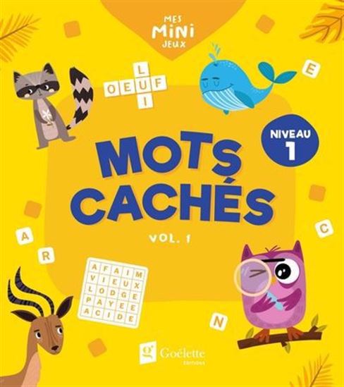 Mots cachés Niv.1 Vol.1 - COLLECTIF