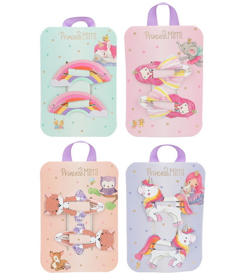 Ens. de 2 Barrettes à cheveux Princess Mimi 4AS