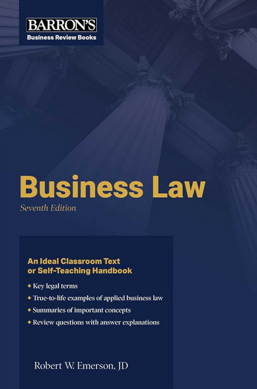 Business Law - ROBERT W EMERSON