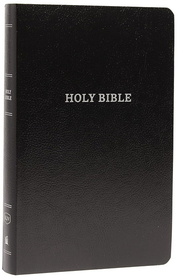 KJV Holy Bible: Gift and Award, Black Leather-Look, Red Letter, Comfort Print: King James Version - THOMAS NELSON