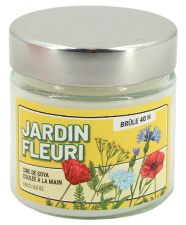 Chandelle Jardin fleuri