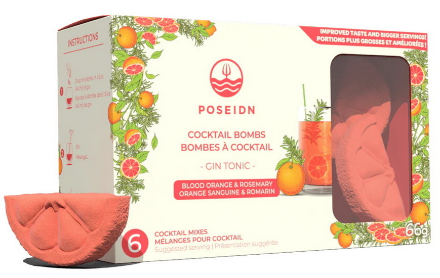 Bombes à cocktail 3D - orange sanguine