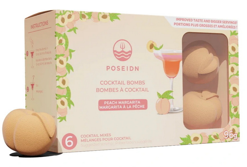 Bombes cockail 3D - Margarita à la pêche