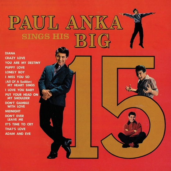 Paul Anka Sings His Big 15 (Vinyle) - PAUL ANKA