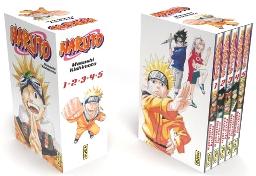 Coffret Naruto #01-05 - COLLECTIF