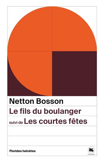 Le Fils du boulanger/Les courtes fêtes - NETTON BOSSON