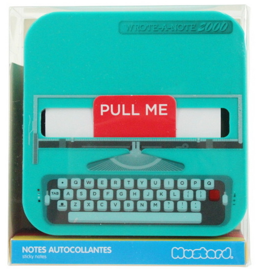 Notes autocollantes dactylo