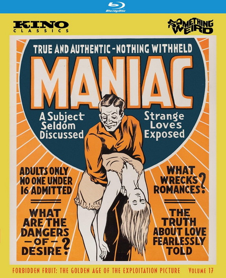 Maniac Forbidden Fruit: The Golden Age of the Exploitation Picture - Vol. 17 (Blu-ray)