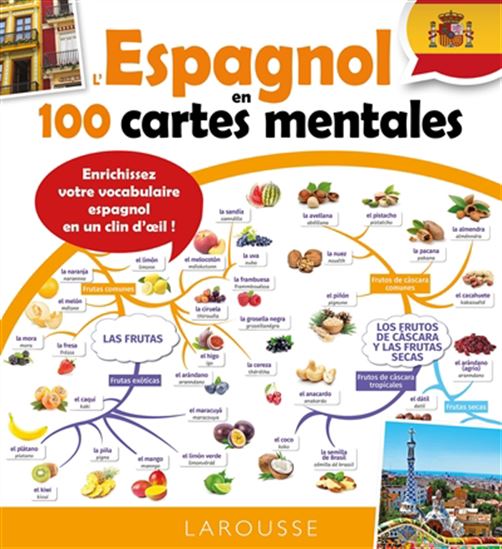 L&#39;Espagnol en 100 cartes mentales - COLLECTIF