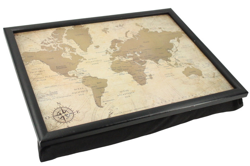Coussin de lecture mappemonde