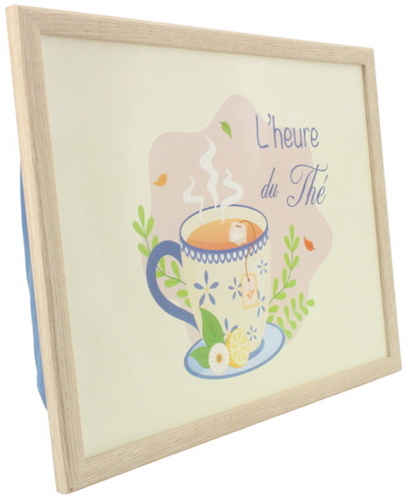 Coussin de lecture thé