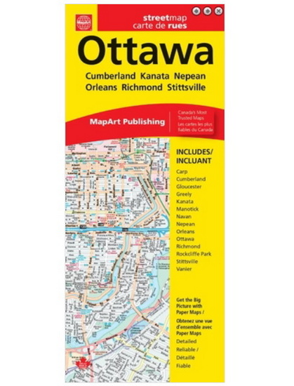 Carte Ottawa (ON) - COLLECTIF
