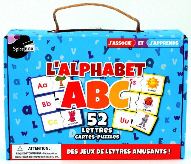 L&#39;Alphabet ABC : 52 lettres cartes-puzzles