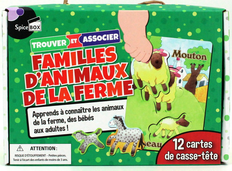 Familles d&#39;animaux de la ferme