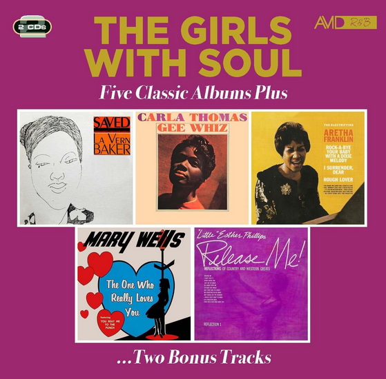 The Girls With Soul - Five Classic ambums Plus (2CD) - ARTISTES VARIÉS