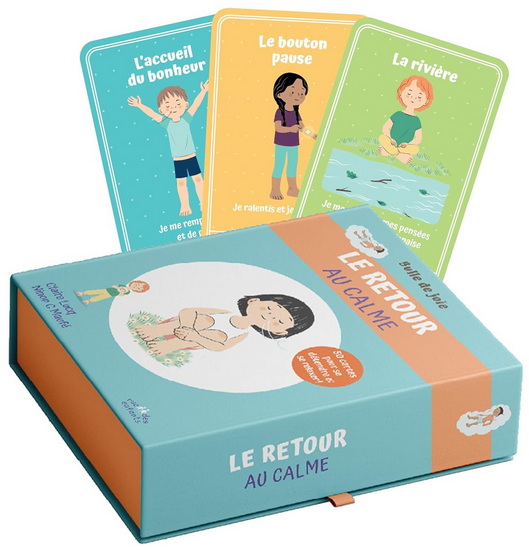 Le Retour au calme : 50 cartes pour se détendre et se relaxer ! Cof. - CLAIRE LUCQ - NINON C MAUFÉ