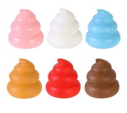 Balle anti-stress crotte 6AS
