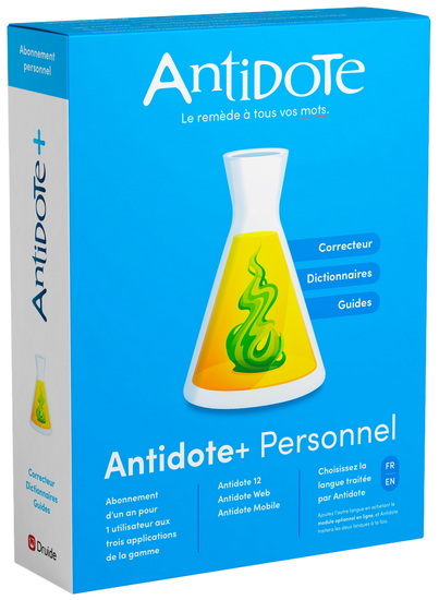 Antidote+ Personnel (1 utilisateur) N. éd. - COLLECTIF