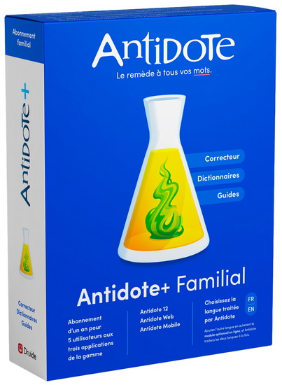 Antidote+ Familial (5 utilisateurs) N. éd - COLLECTIF