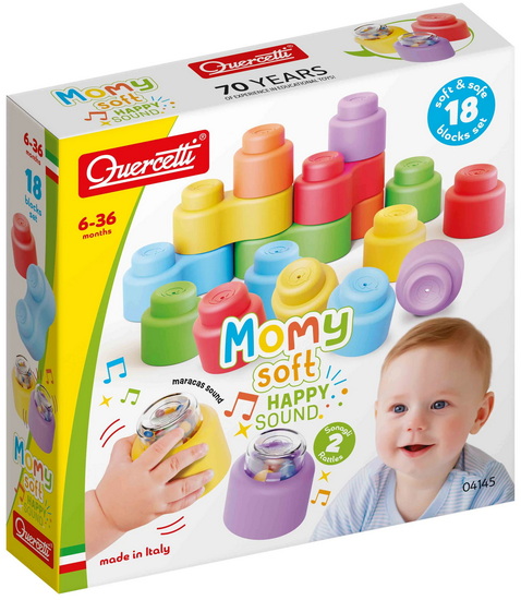 Block à empiler Momy Soft sonores 18 mcx