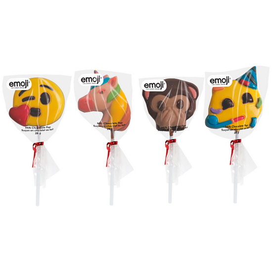 Suçons en chocolat emoji 4AS