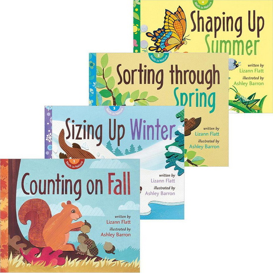 Math Through the Seasons 4-Pack - LIZANN FLATT - ASHLEY BARRON