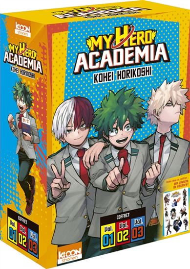 My hero academia : #01-03 Cof. 3 vls N. éd. - KOHEI HORIKOSHI