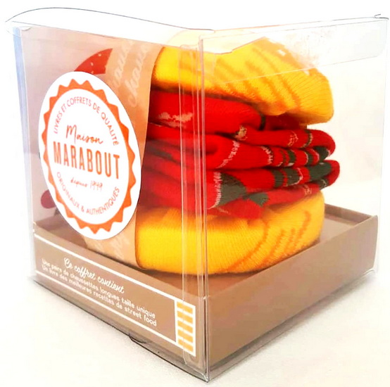 Chaussettes burger : pour des pieds à croquer ! : bon pied, burger Cof. N. éd. - SANDRA MAHUT