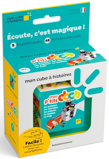 Mes p'tits docs : les pompiers, les chevaliers, les policiers, la musique, le train : 5 histoires à écouter Cof. - COLLECTIF