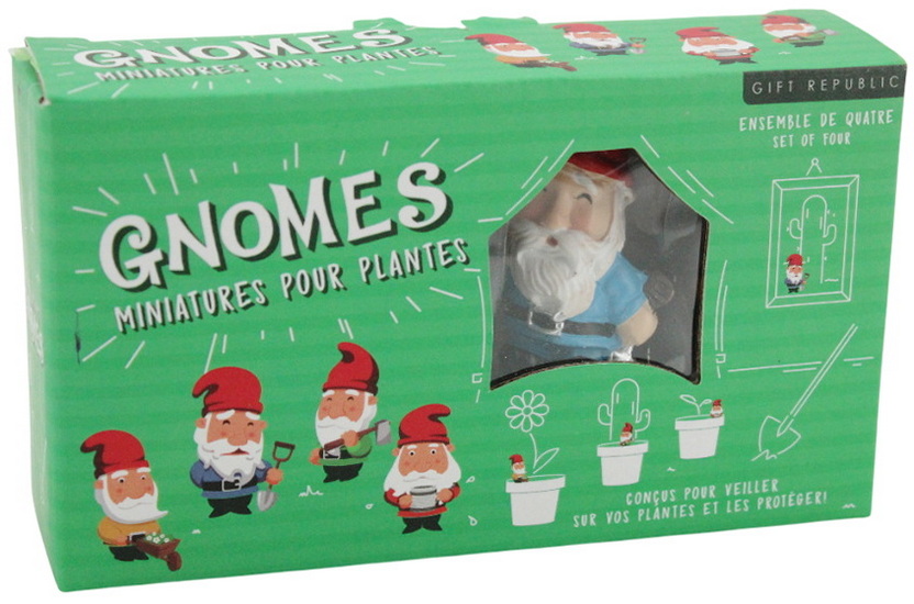 Mini gnomes pour plantes